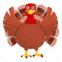 happy, thanksgiving, turkey, fall