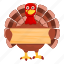 thanksgiving, turkey, banner 