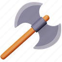 axe, thanksgiving, farm, wood cutting, weapon 