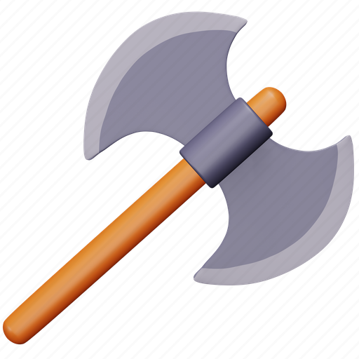 Axe, thanksgiving, farm, wood cutting, weapon 3D illustration - Download on Iconfinder