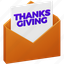 greeting, thanksgiving, letter, envelope, card 