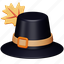 hat, thanksgiving, pilgrim, autumn, costume 
