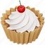 muffin, thanksgiving, cake, dessert, sweet, cream 