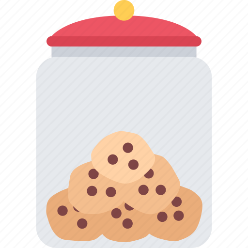 Cookie, jar, cafe, vector, illustration, food, restaurant icon - Download on Iconfinder