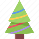 fir, tree, christmas, vector, xmas, winter, year