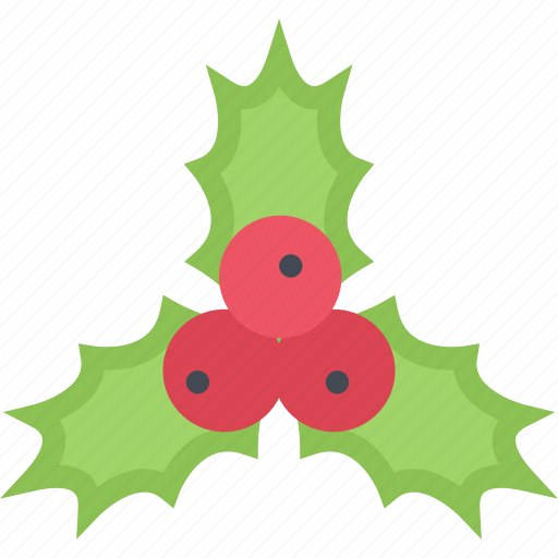 Holly, christmas, vector, xmas, winter, year, gift icon - Download on Iconfinder