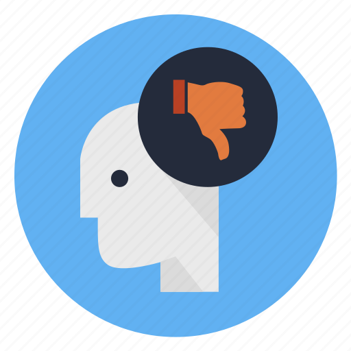 Dislike, hate, human, mind, person, think, thinking icon - Download on Iconfinder