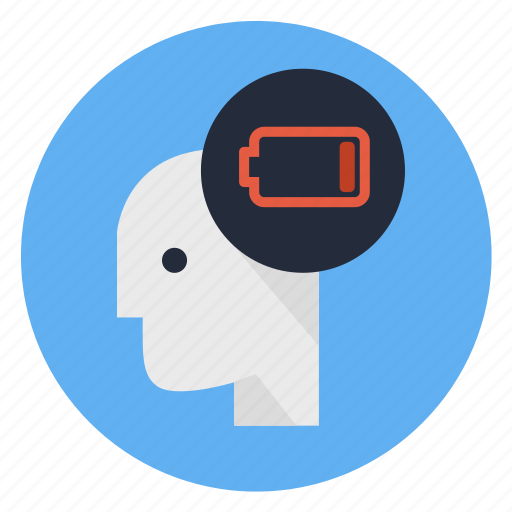 Battery, energy, fatigued, flagging, foamy, low power, tired icon - Download on Iconfinder