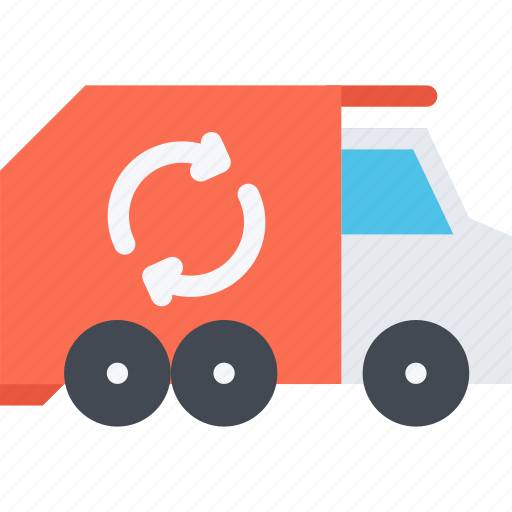 Garbage, truck, trash, transport icon - Download on Iconfinder