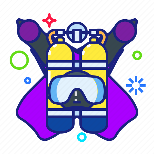 Diving, aqualung, flippers, sport icon - Download on Iconfinder