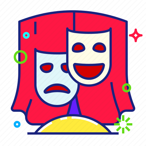 Theatre, comedy, mask, tragedy icon - Download on Iconfinder