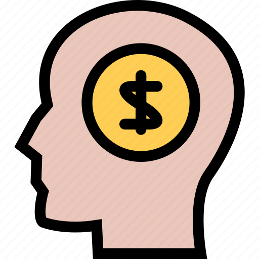 Brain, finance, money, money brain, thinking icon - Download on Iconfinder