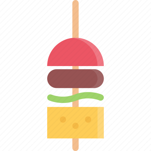 Canape, food, cooking, kitchen, restaurant, gastronomy, grill icon - Download on Iconfinder