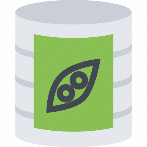 Canned, peas, pea, fruit, fresh, food icon - Download on Iconfinder