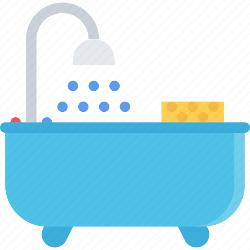 Bath, shower, bathroom, hygiene, water icon - Download on Iconfinder
