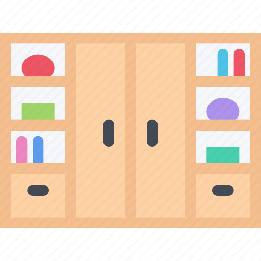 Cupboard, cabinet, closet, drawers, chest of drawers, furniture icon - Download on Iconfinder