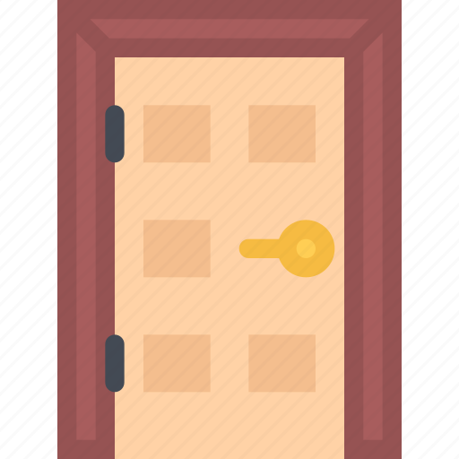 Door, entrance, exit, house, furniture icon - Download on Iconfinder