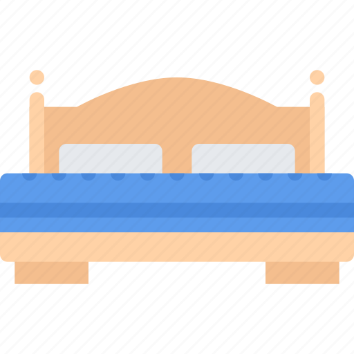 Double, bed, bedroom, sleep, furniture, house icon - Download on Iconfinder