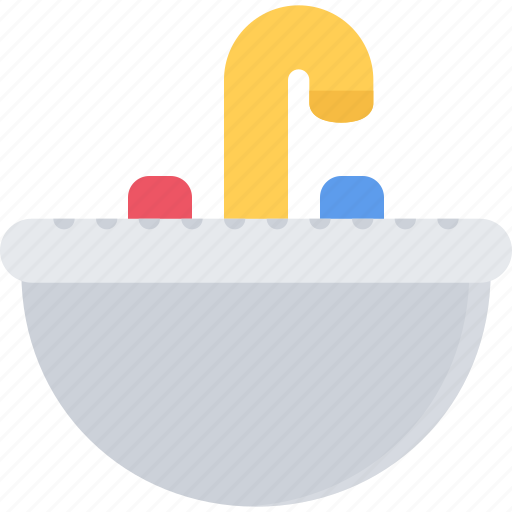 Sink, bathroom, shower, water icon - Download on Iconfinder