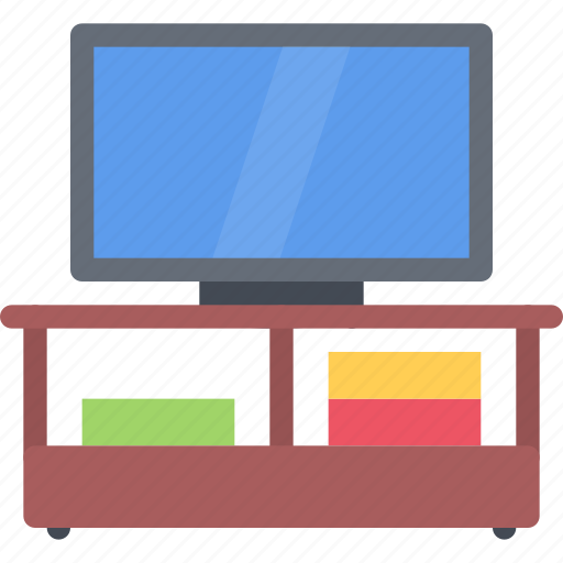 Tv, table, television, display, furniture icon - Download on Iconfinder