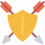 shield, arrow, arrows, security, protection, halloween 