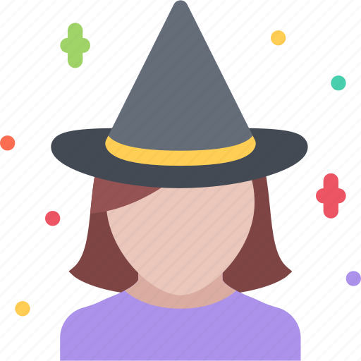 Witch, magic, magician, hat, christmas, halloween, scary icon - Download on Iconfinder