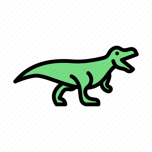 Allosaurus, dinosaur, wild, jurassic, lostworld icon - Download on Iconfinder