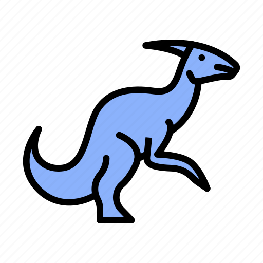 Parasaurolophus, dinosaur, jurassic, wild, animal icon - Download on Iconfinder