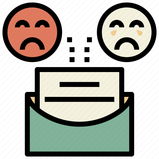 Mail, media, sad, mind, miserable icon - Download on Iconfinder