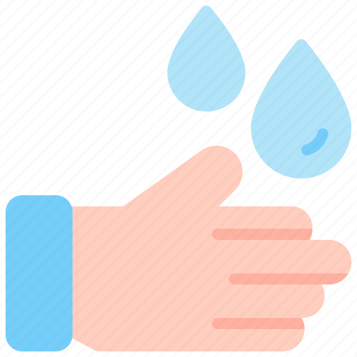 Drop, hand, sterile, wash, water icon - Download on Iconfinder