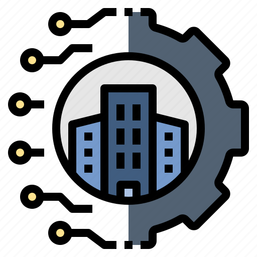 City, digital, digital transformation, electronic, smart, technology, transformation icon - Download on Iconfinder