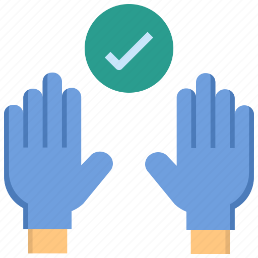 Coronavirus, safety, laboratory, hand, touch, glove icon - Download on Iconfinder