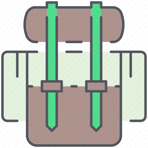 Rucksack, backpack, camping, expedition, hiking, knapsack, outdoor icon - Download on Iconfinder