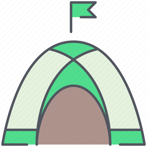 Mountain, tent, adventure, camping, expedition, nature, outdoor icon - Download on Iconfinder