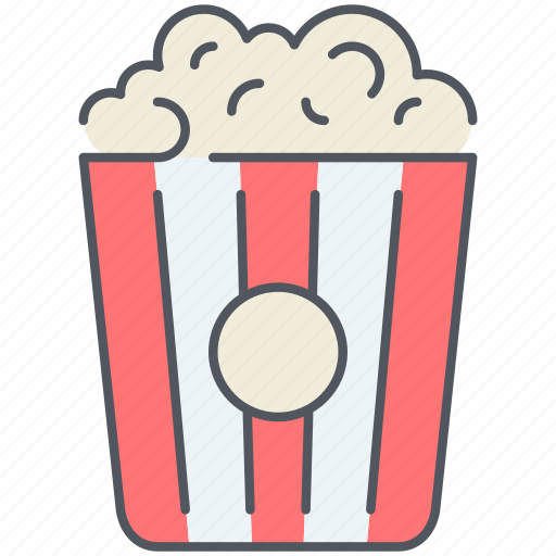Popcorn, cinema, entertainment, film, movie, multimedia, night icon - Download on Iconfinder