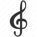 clef, key, melody, music, musical, note, song
