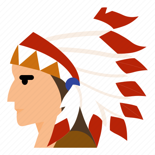 Chief, western, man, avatar, tribe, navajo, american native icon - Download on Iconfinder