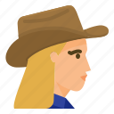 cowgirl, avatar, western, woman, girl, wild west