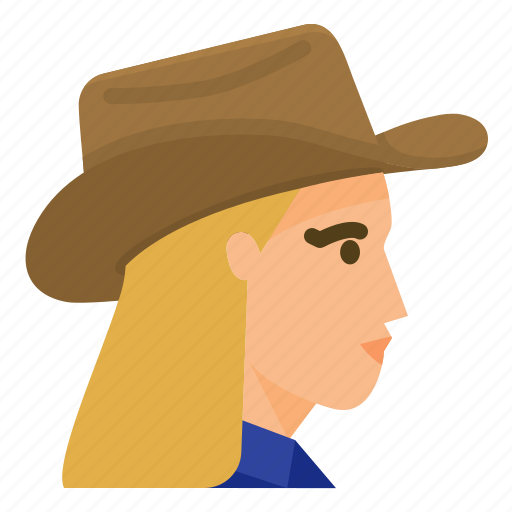Cowgirl, avatar, western, woman, girl, wild west icon - Download on Iconfinder