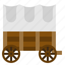 cart, carriage, wagon, horse, western cart, wild west, american frontier