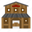 western, saloon, bar, building, countryside, wild west, american frontier 