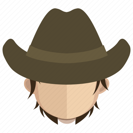 Avatar, cowboy, face, guy, hat icon - Download on Iconfinder