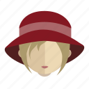 avatar, face, girl, hat