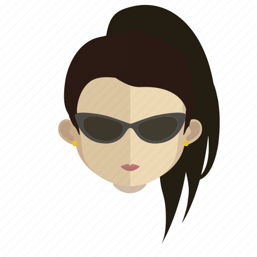 Avatar, face, girl, spy icon - Download on Iconfinder