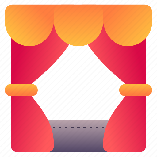 Theater, movie, stage, scene icon - Download on Iconfinder