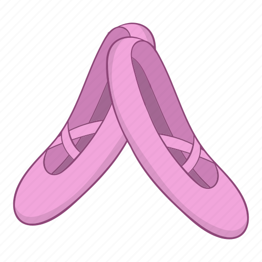 Ballet, cartoon, dance, female, pointe, shoes, sign icon - Download on Iconfinder
