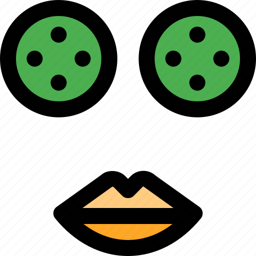 Cucumber, face, mask, therapy icon - Download on Iconfinder