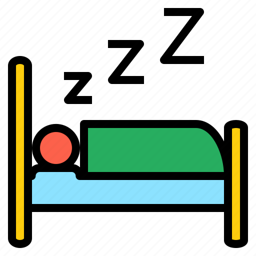 Asleep, bed, night, sleep, sleepless, sleepy, slumber icon - Download on Iconfinder