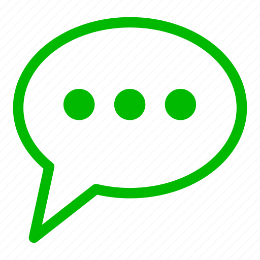 Green, bubble, chat, communication, conversation icon - Download on Iconfinder