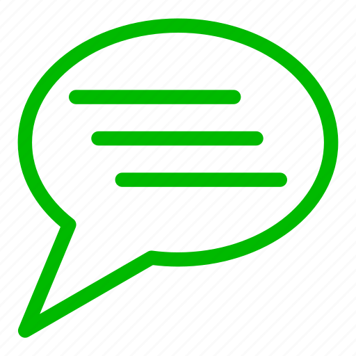 Green, bubble, chat, communication, conversation icon - Download on Iconfinder